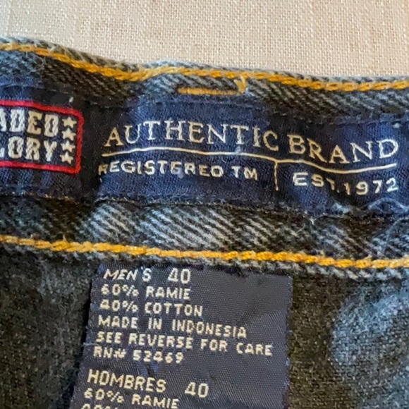 Faded Glory Blue Cargo Shorts with Relaxed Fit - Picture 3 of 5